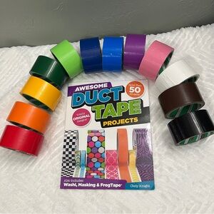 Awesome Duct Tape Project Book with tape